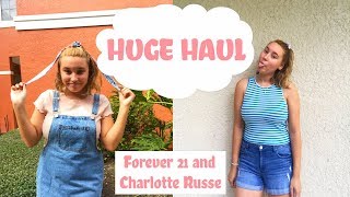 Huge Forever 21 and Charlotte Russe Try On Haul