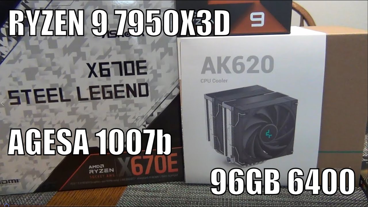 Ryzen 9 7950x3d and ASRock X670E Steel Legend PC Build : r/ASRock