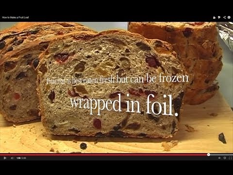 How to make a fruit and nut loaf
