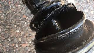 How to remove ML500 ML320 CV joint Half Axle assembly