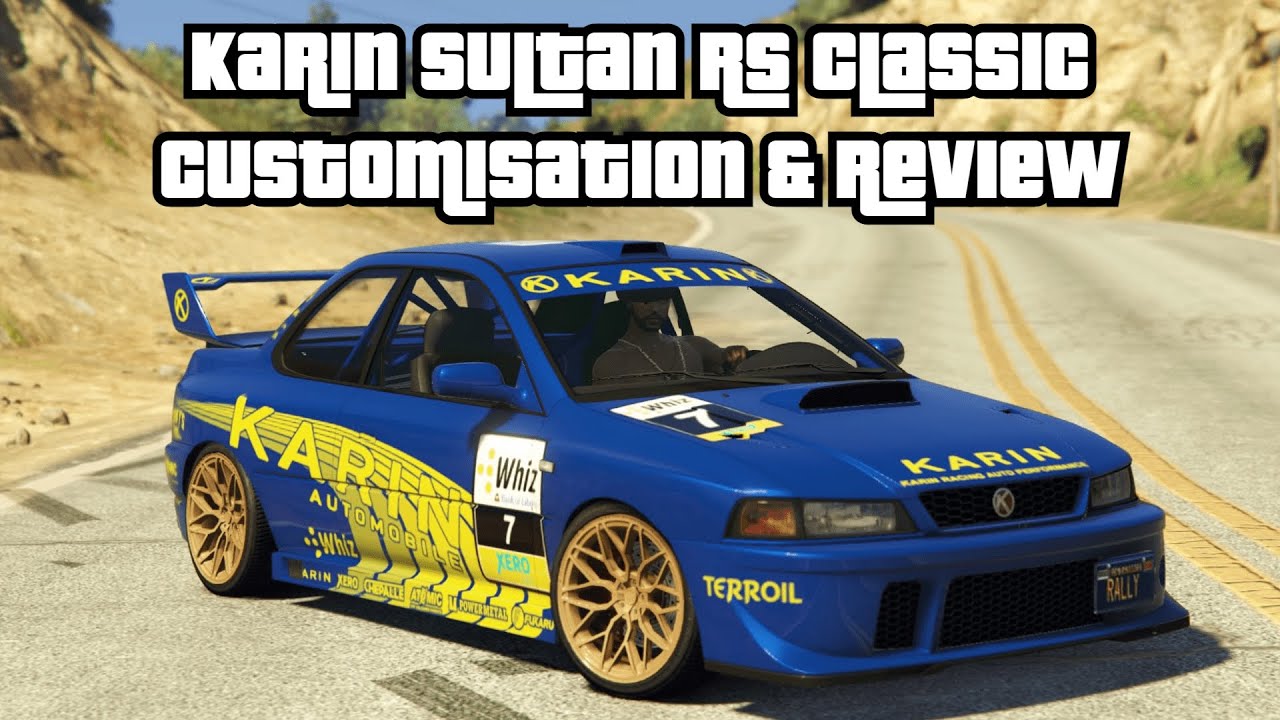 NEW Karin Sultan RS Classic Customisation & Review DLC Car