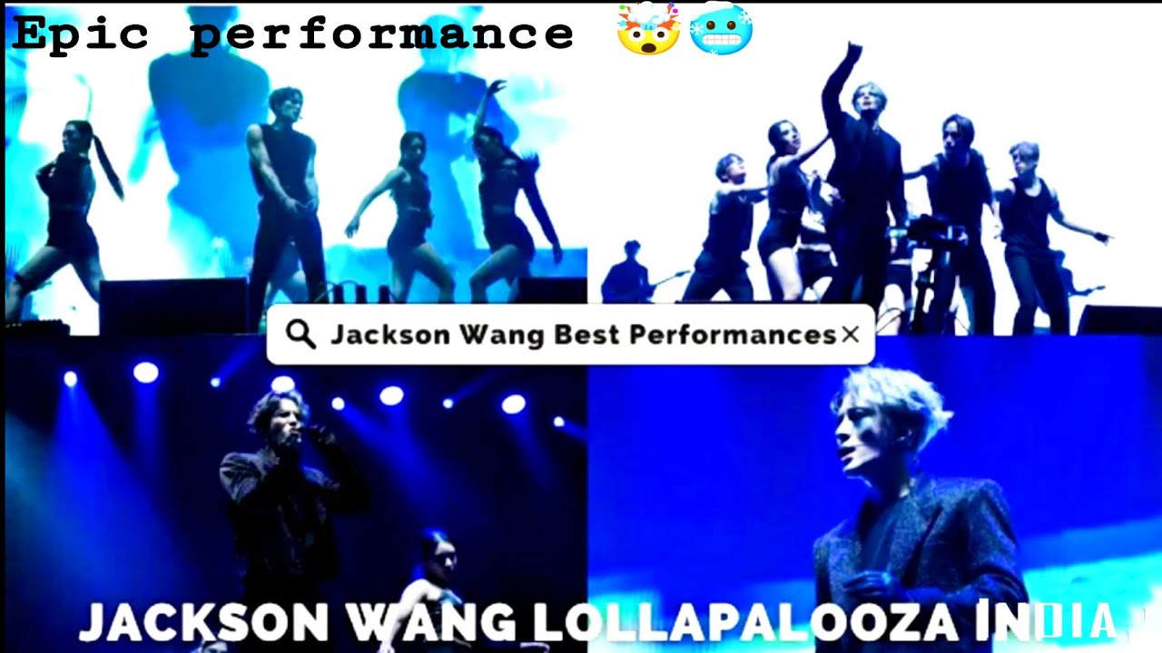Jackson Wang live concert in mumbai lollapaloozaindia866 jacksonwang