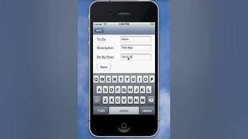 todo iPhone app