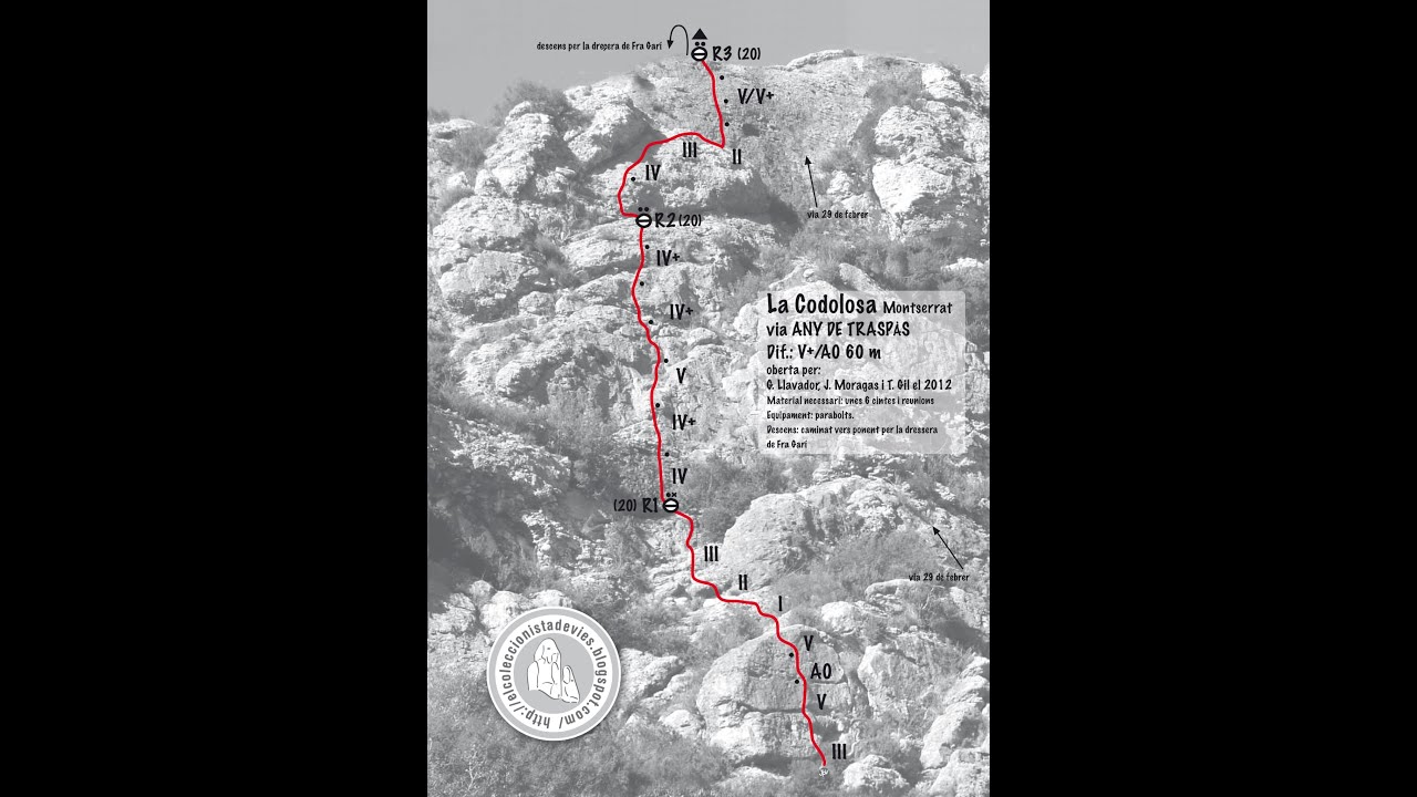 LA CODOLOSA VIA ANY DE TRASPAS V+ 60m 19 09 2025
