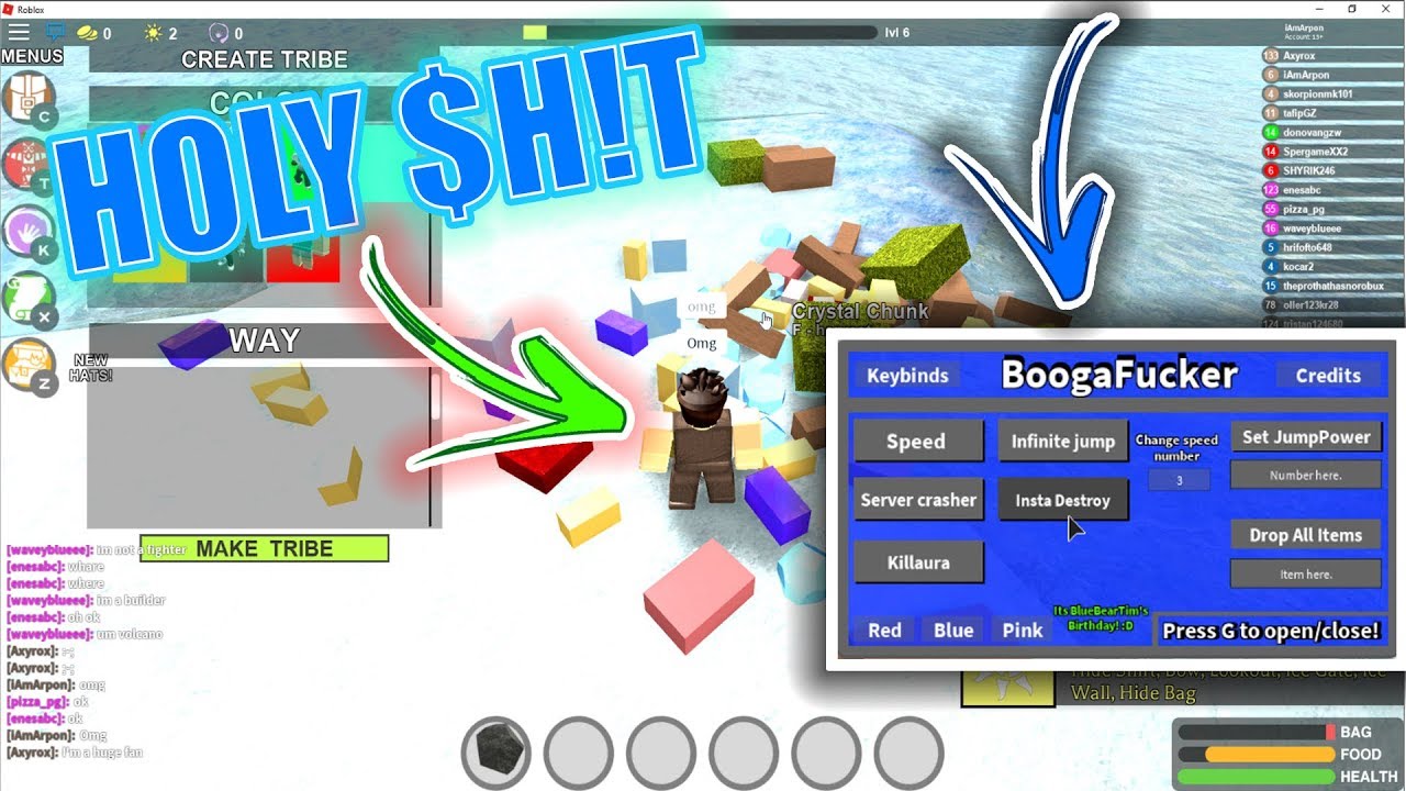 Roblox Booga Booga Unlimited Gold Adurite Hack - hack fly roblox 2018