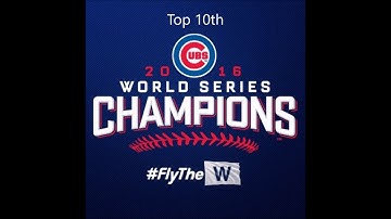 Cubs vs Indians - Game 7 - 10th Inning Cubs Radio Call