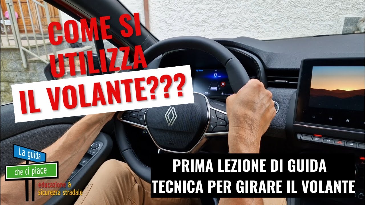 Come Usare il Volante, Prima Lezione di Guida | Tecniche Semplici per Principianti 