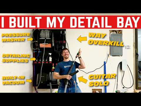 I BUILT A DETAIL BAY IN MY DREAM GARAGE *HOUSE UPDATE*