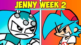 Friday Night Funkin Vs Jenny Full Week 1-2 Cutscenes Fnf Mod