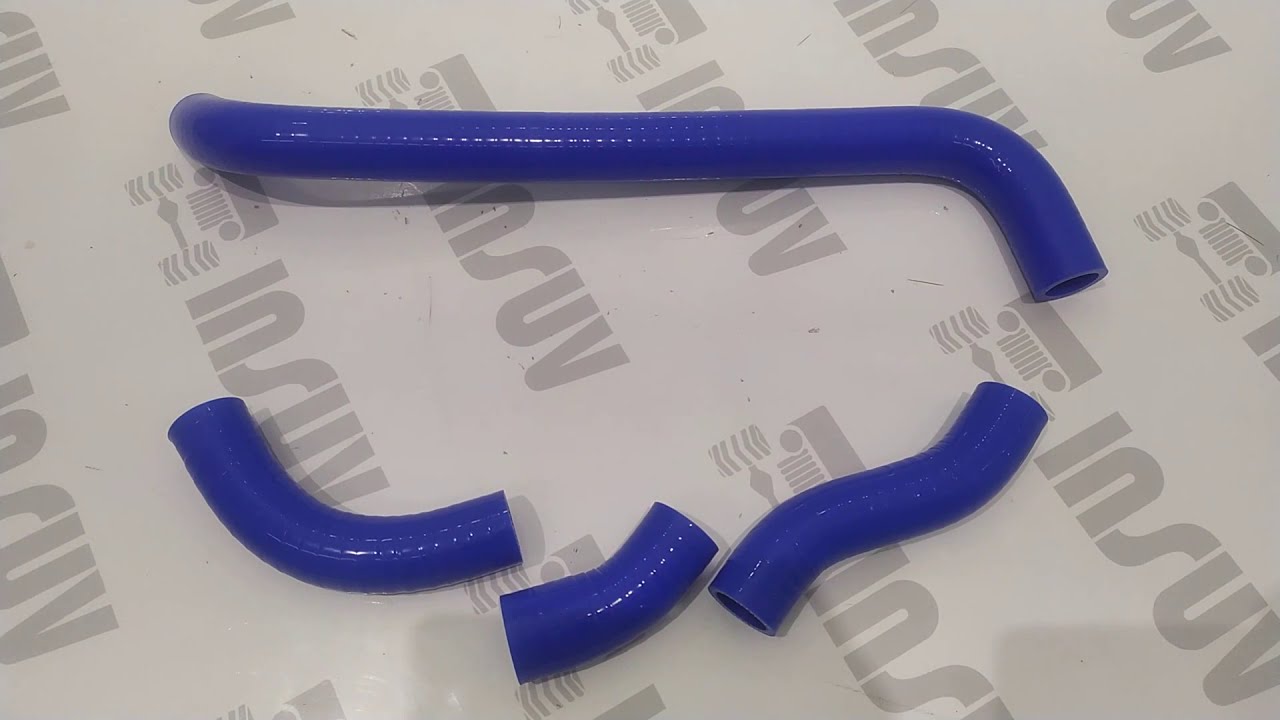 Силиконовые патрубки радиатора 21213, 21214, Нива - YouTube