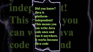 Java Trivia Series Part 2: How Java is Platform Independent Explained! 💻🚀 #javafacts