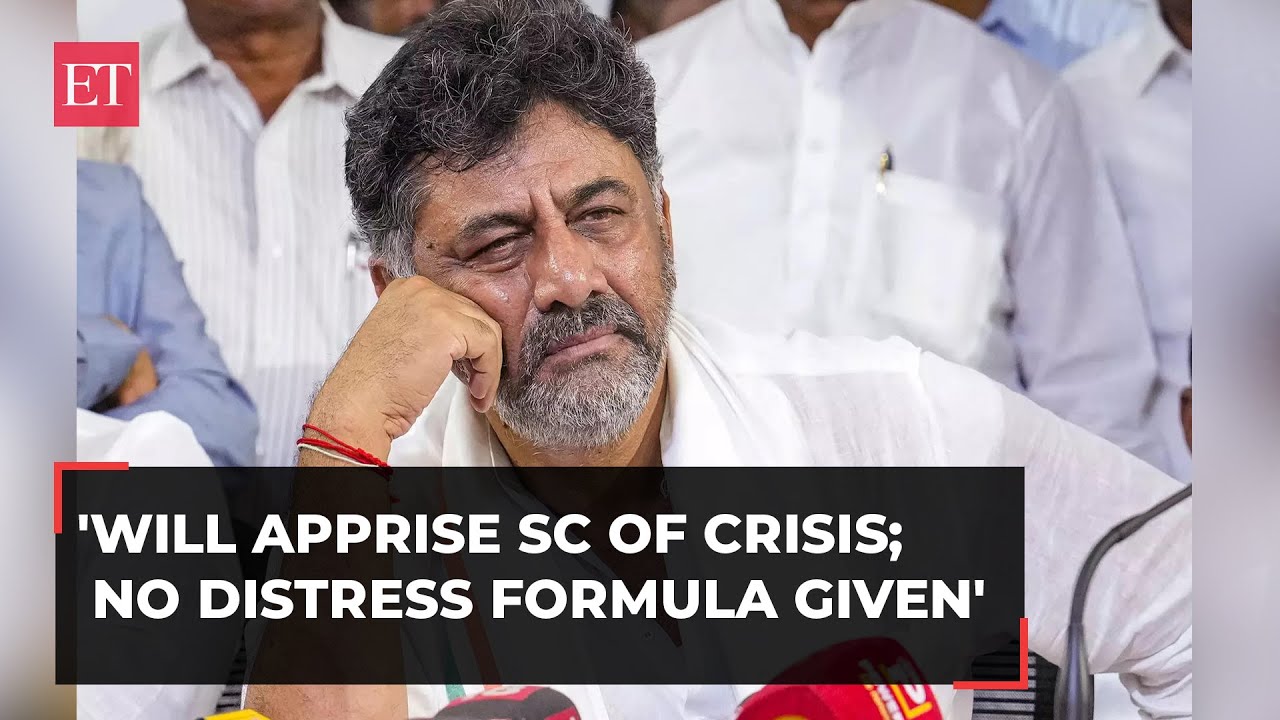 Cauvery water row: 'Will apprise Supreme Court of crisis; no distress formula given'; DK Shivakumar