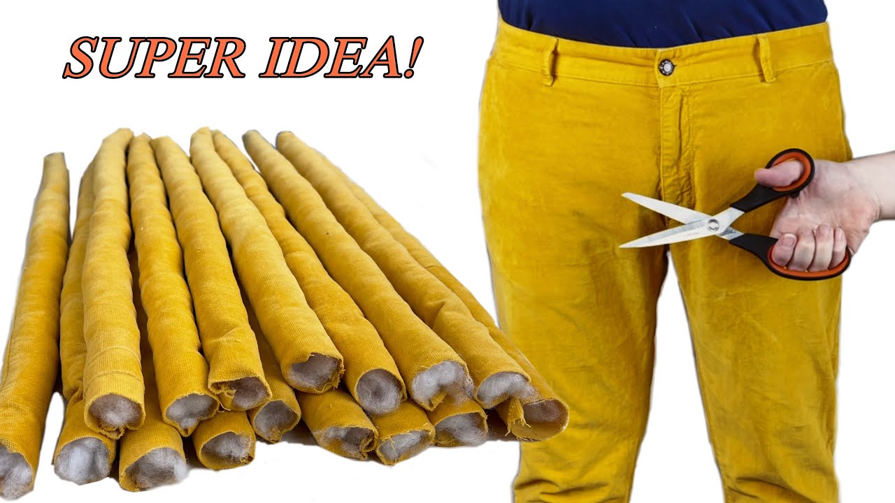 РАЗРЕЗАЛА СТАРЫЕ ВЕЛЬВЕТОВЫЕ БРЮКИ И СДЕЛАЛА ШЕДЕВР! Новая вещь по нулевой стоимости!