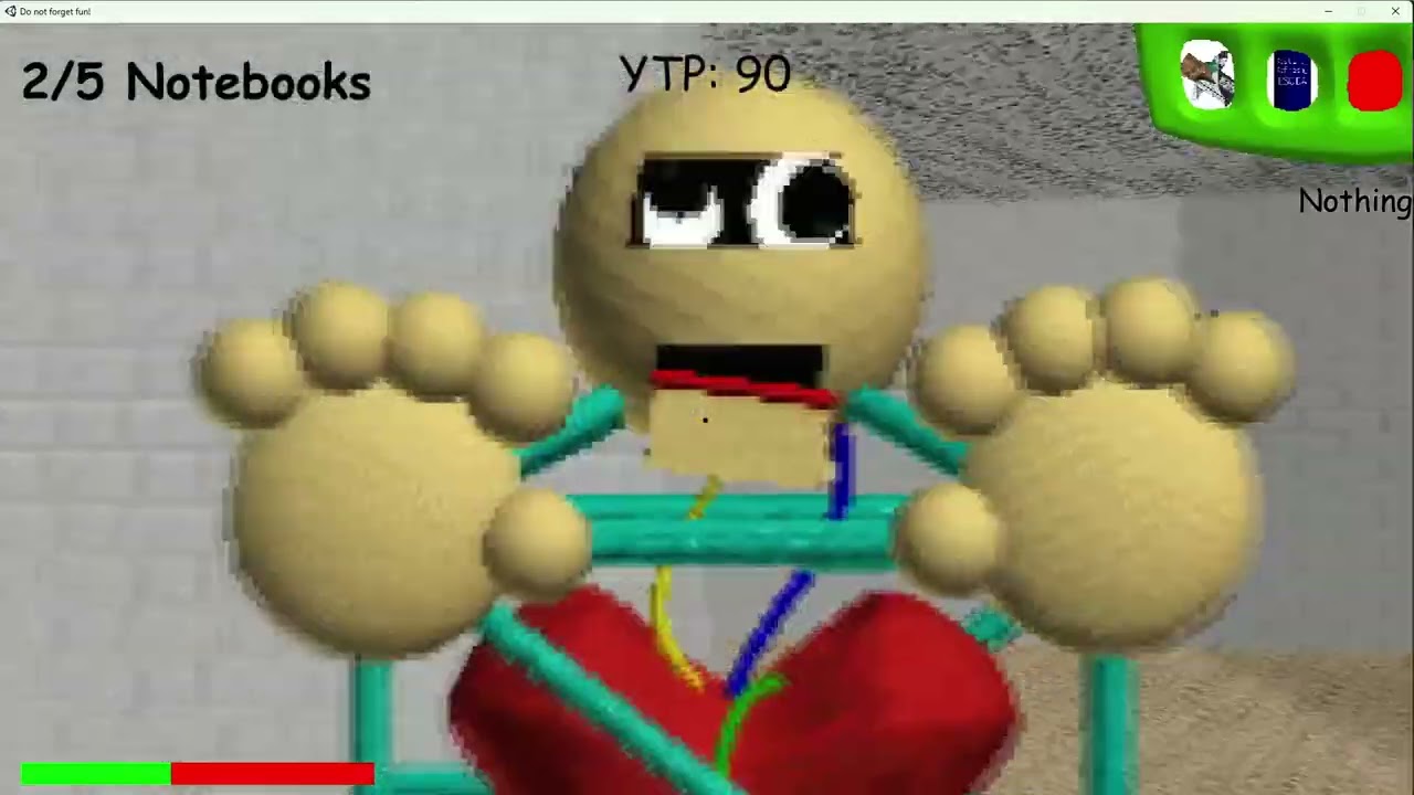 Baldi's Basics DO NOT FORGET FUN!!! (Failplay, No Commentary)