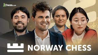 Norway Chess 2025! Magnus v. Hikaru Again!! Will Magnus Bounce Back From Defeat? Rd 7