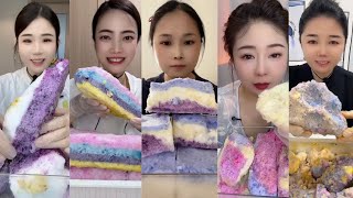 ONLY BITES🔷FLAVOURED MIXED🍧SOFT SQUEAKY CRUNCHY FREEZER FROST EATING COMPILATION🧊 screenshot 1