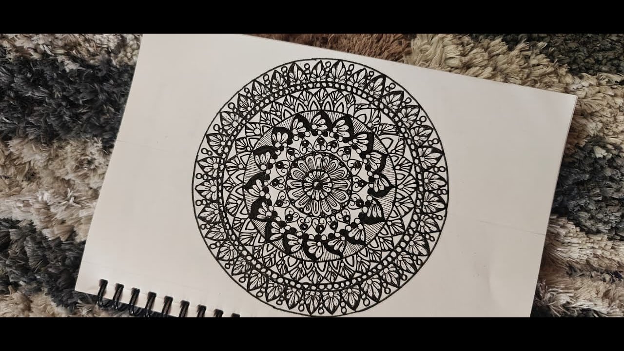 How To Draw Easy Mandala For Beginners || HOW TO Make the SIMPLE MANDALA || MANDALA ART for beginner