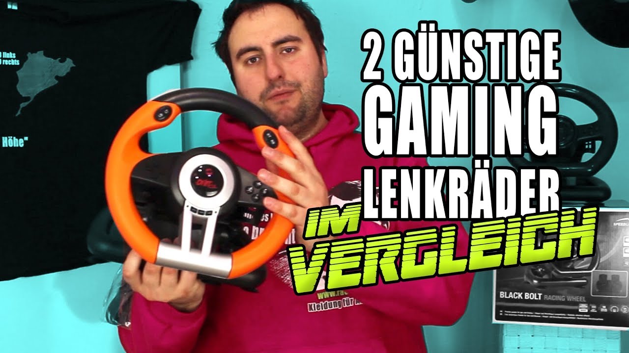 Gaming Lenkrad Vergleich - Speedlink Drift OZ & Black Bolt I