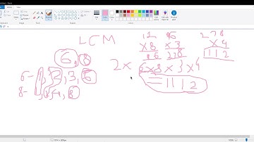 Maths LCM learning fun video