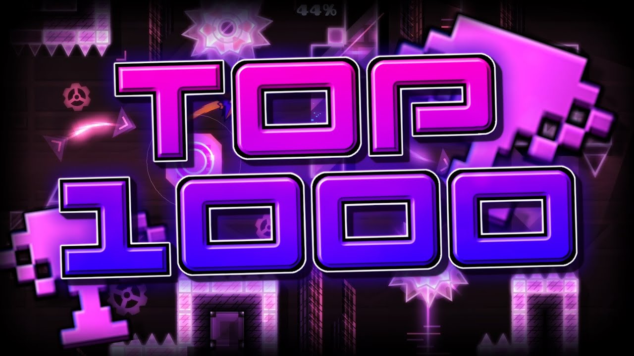 "Top 1000" (Cosmic Path by rebuildasher) | Geometry Dash