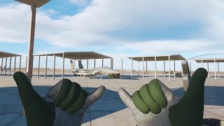 DCS Quest 3 F16 cold start with hand tracking