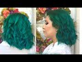 DYING MY HAIR BLUE GREEN | ARCTIC FOX PHANTOM GREEN & AQUAMARINE