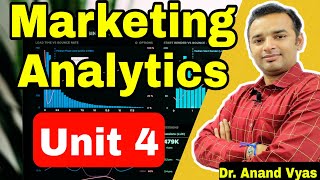 Marketing analytics | Complete Revision Unit 4 | MBA | BBA