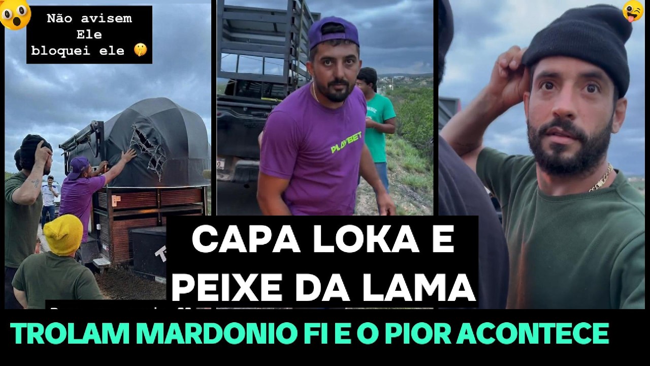 😱 CAPA LOKA E PEIXE DA LAMA TROLAM MARDONIO FII E O PIOR ACONTECE