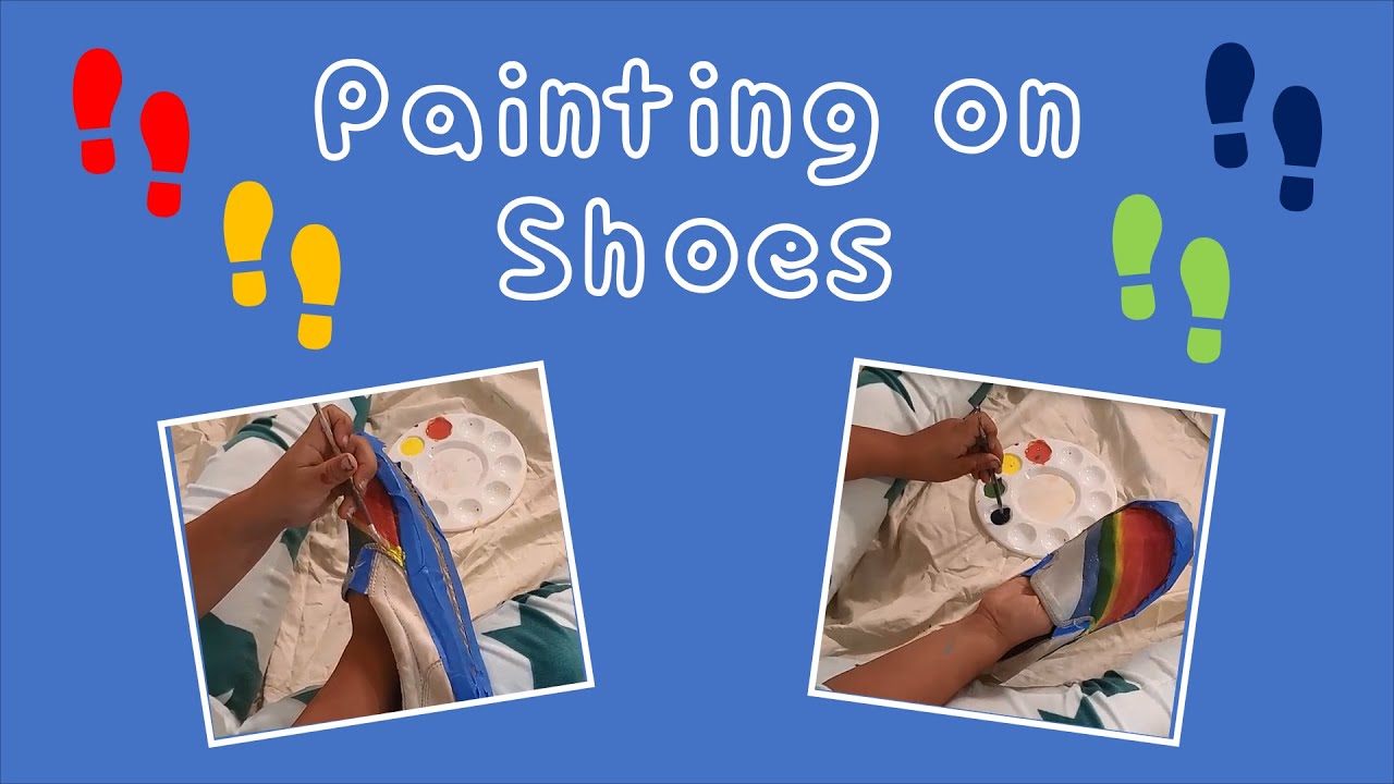 Kids Painting on Shoes like Moriah Elizabeth YouTube