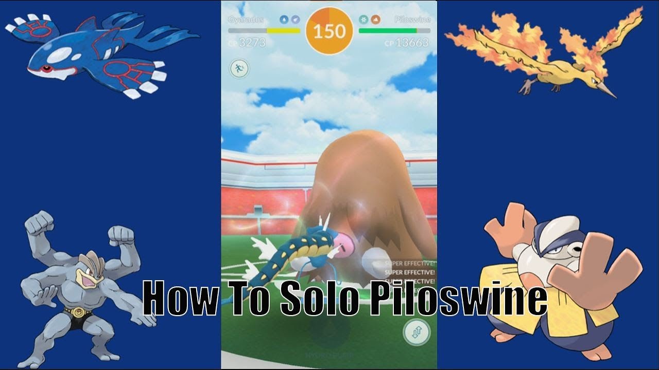 Pokemon Go Raid Boss Piloswine Guide 