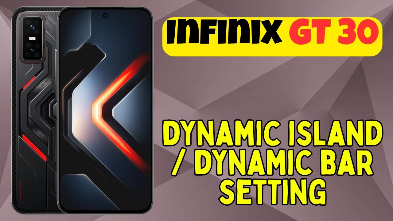 Как исправить настройку динамического острова/динамической панели в Infinix GT 30