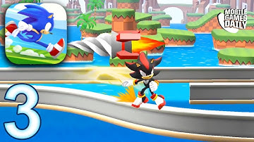 SONIC RUNNERS ADVENTURE Gameplay Walkthrough Part 3 - Level 11-15 Desert Ruin (iOS Android)