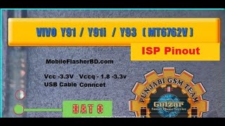 Vivo Y91, Y91i, Y93 ISP Pinout To ByPass FRP And Pattern Lock ISP Jumper Ways By GSM Free Equipment