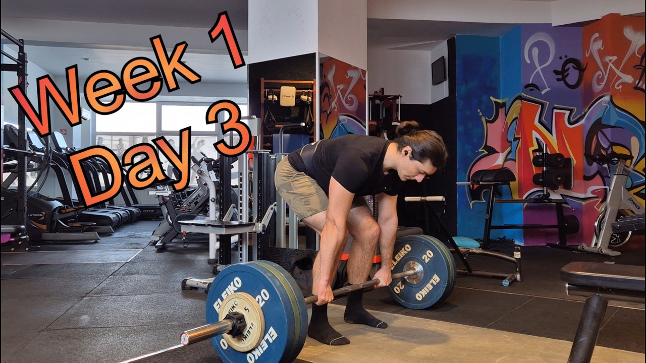 Mi-am SCAPAT discul de 10KG peste PICIOR (Week1Day3)