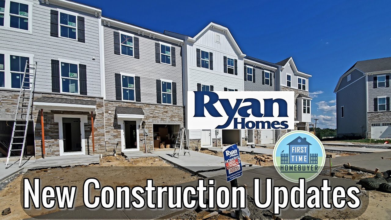 Ryan Stackhouse Development VLOG: New Construction Updates| Exterior Updates| Empty Townhome Tour ...