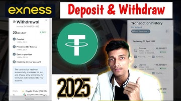 Exness Deposit and Withdrawal Process by USDT trc20