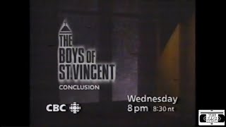 The Boys of St Vincent Conclusion Promo - CBC 1996