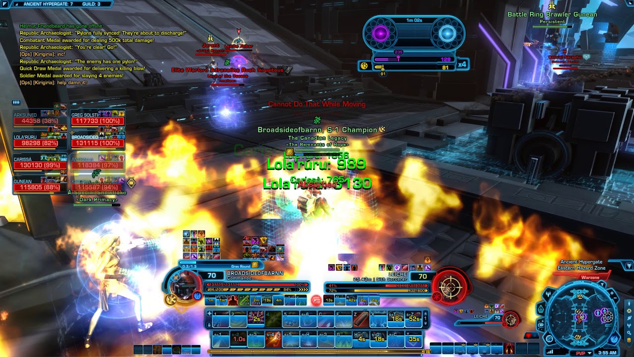 SWTOR PVP - Gunnery Commando - Warzone #14