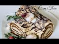 (ENGSUB) Cách Làm Bánh Khúc Cây Buche de Noel | Ngon Mịn, Đẹp Sang, Hương Vị Cà Phê #CamThao