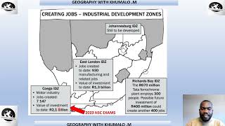 ECONOMIC GEOGRAPHY LESSON 10 GRADE 12  IDZ AND SDI screenshot 3