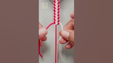 🪢 How to make a bracelet | macrame bracelet design 102 | #shorts