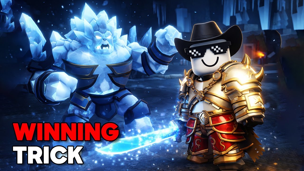 Выиграйте все бои с боссом Големом с помощью этого трюка | The Forge Roblox 