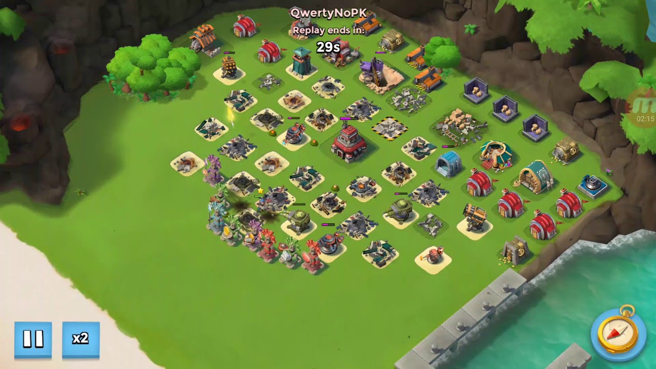Attack & Destroy Imitation Game all stages NO BOOST || Boom Beach 25-05-2018