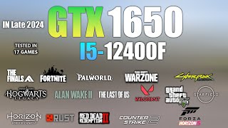 GTX 1650   i5 12400F : Test in 17 Games - GTX 1650 GAMING