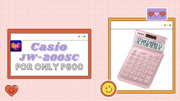 UNBOXING CASIO CALCULATOR JW-200SC 🎁 LAZADA 7.7 SALE 🎉 AESTHETIC UNBOXING 🤍 ACCOUNTANCY CALCULATOR