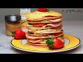 HOW TO MIX AND MAKE CREPE PANCAKES RECIPE | Unique Style Crepe| The Best Pancakes You´ll Ever Eat