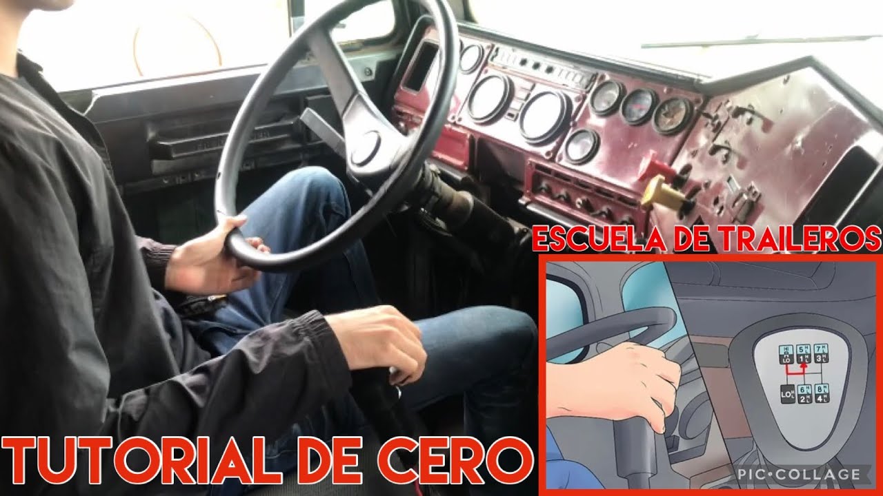 Manejando trailer desde cero, cambios ascendentes de 10 velocidades