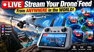LIVE Stream Your Drone Feed From ANYWHERE in the WORLD! 🌎