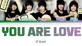 FT Island You Are Love Color Code Lyrics Rom English Indonesia Trans