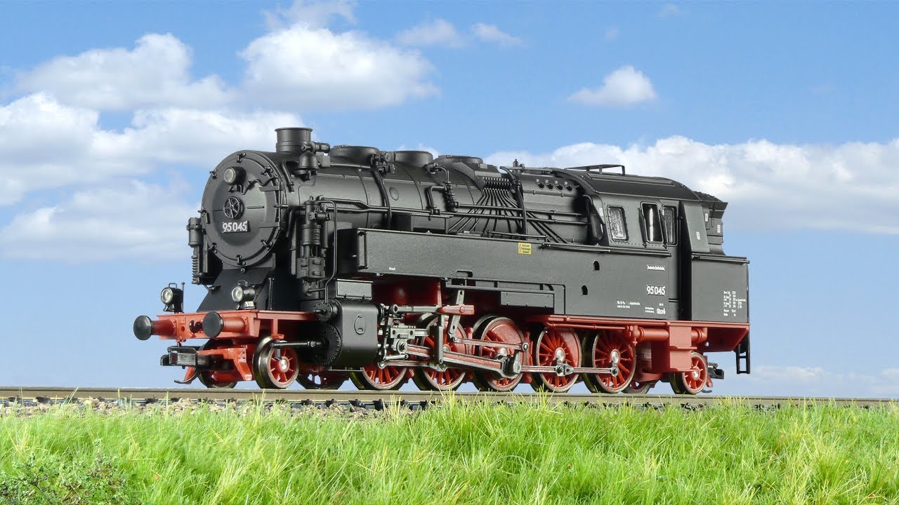 TRAINMANIA - Zkušební jízda lokomotivy BR 95 DR "Bergkönigin" od firmy Tillig (TT)